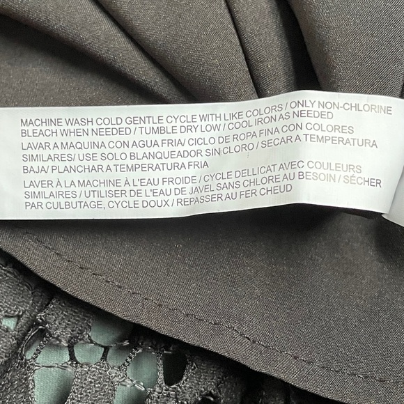 Eloquii Studio Lace Fit and Flare Dress Black Bell Sleeve Women’s Size 16 - Picture 7 of 11